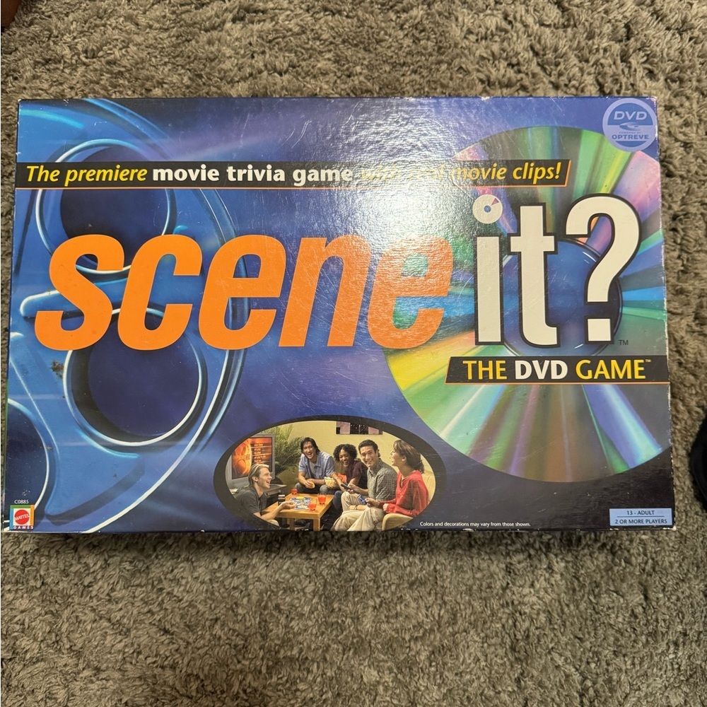 Scene It? The DVD Game – Trivia Party Game, Complete Set, Multicolor